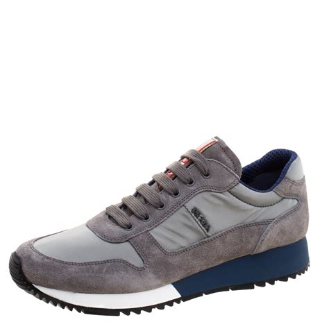 prada sport sneakers dames|grey Prada sneakers.